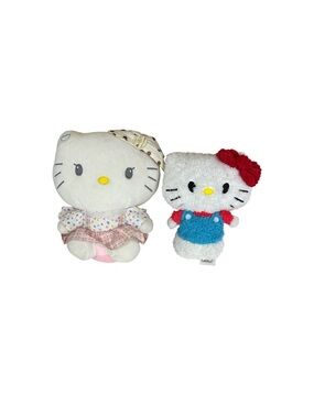 Hello Kitty Plushy White and Red Cute Character Dolls